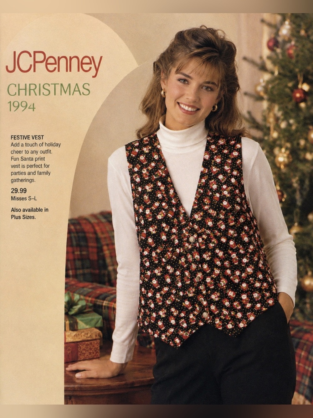 Vintage Santa Claus Vest